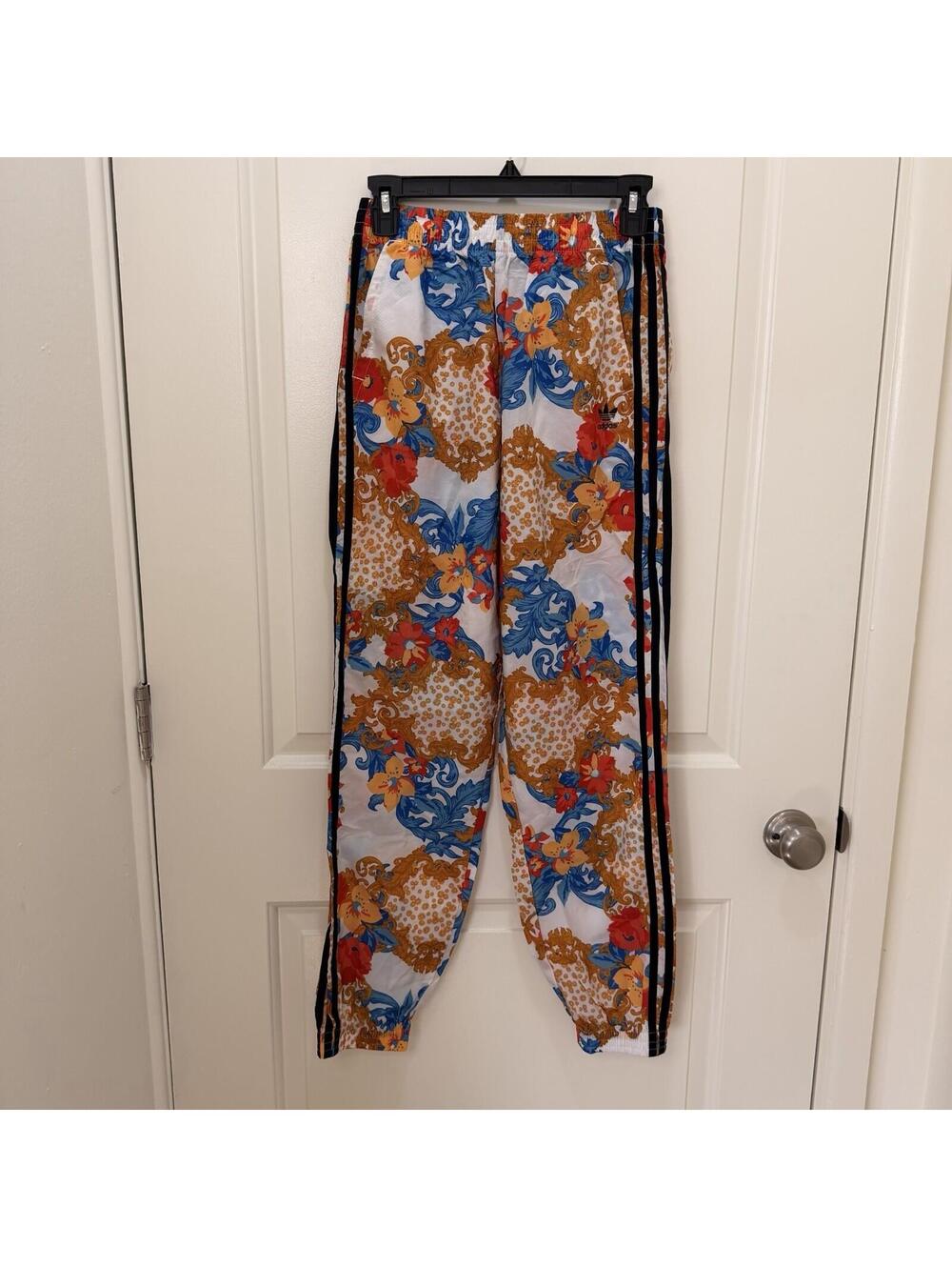 Adidas Originals X HER Studio London Joggers Women’s Size Small Floral Colorful